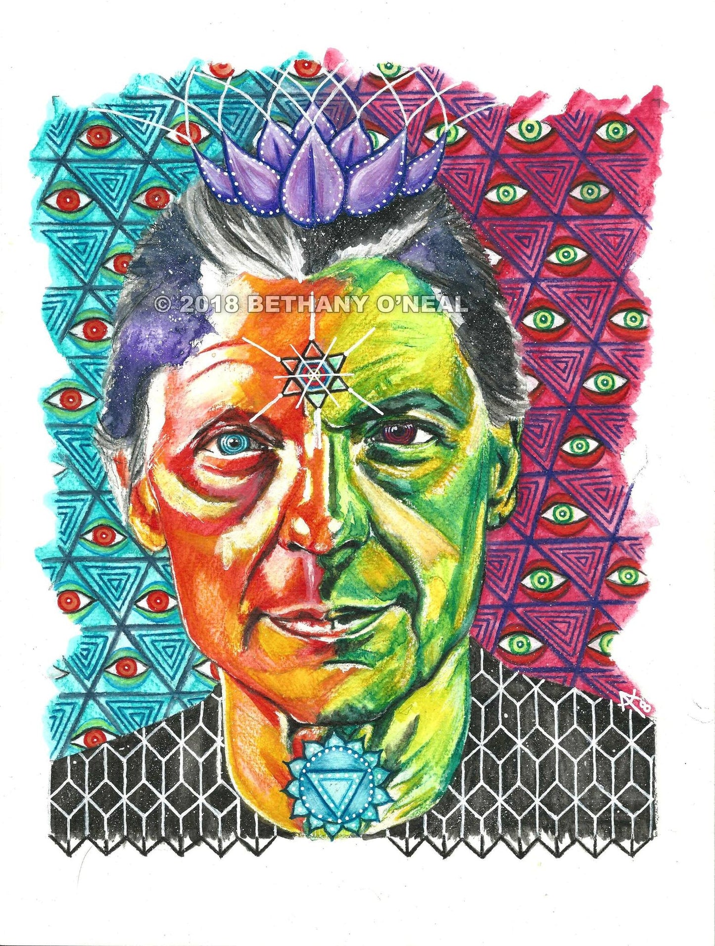 "Portrait of Alex Grey" Print