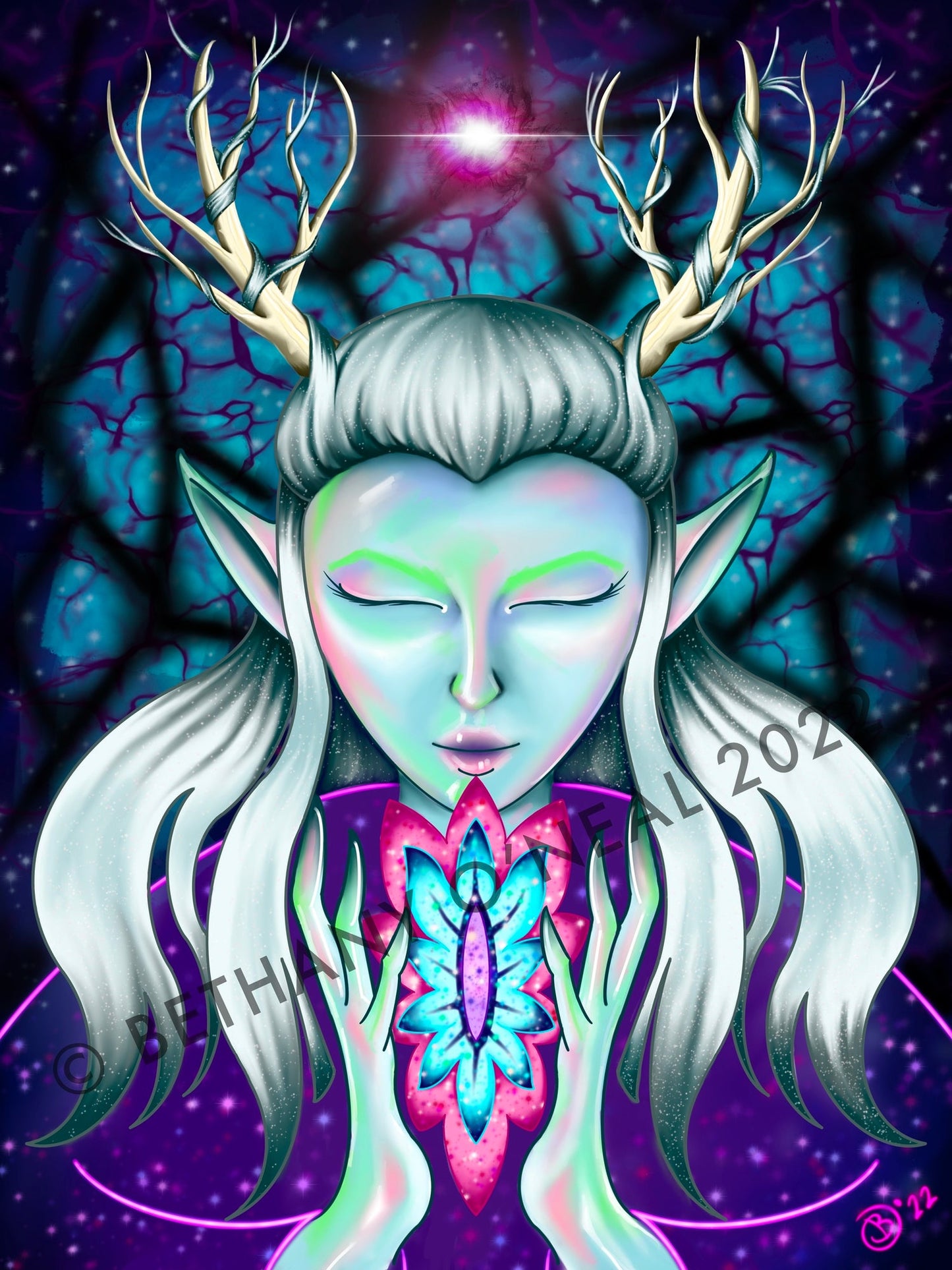 "The Opal Elf" Print