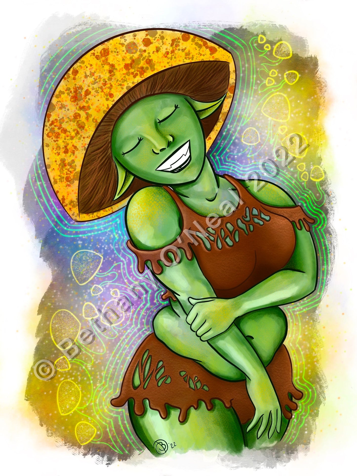 "Gobbo Gorl" Print